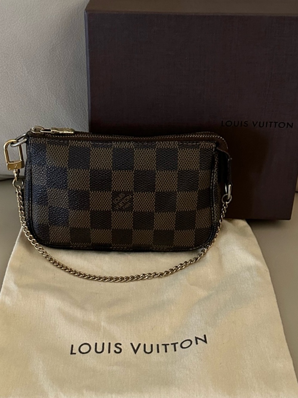 Louis Vuitton Damier Ebene Mini Pochette